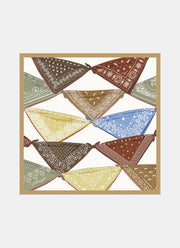 Longchamp La Baroudeuse 50 Silk Scarf