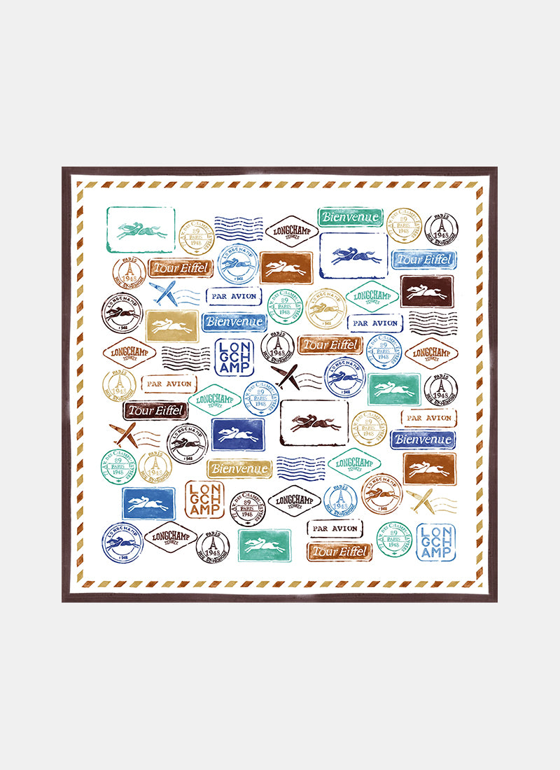 Evasions Square Silk Scarf