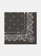 French Bandana Silk Scarf 50