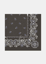 Longchamp French Bandana Silk Scarf 50
