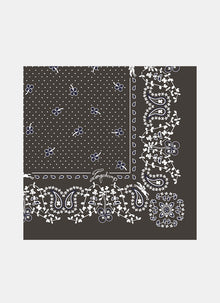 French Bandana Silk Scarf 50
