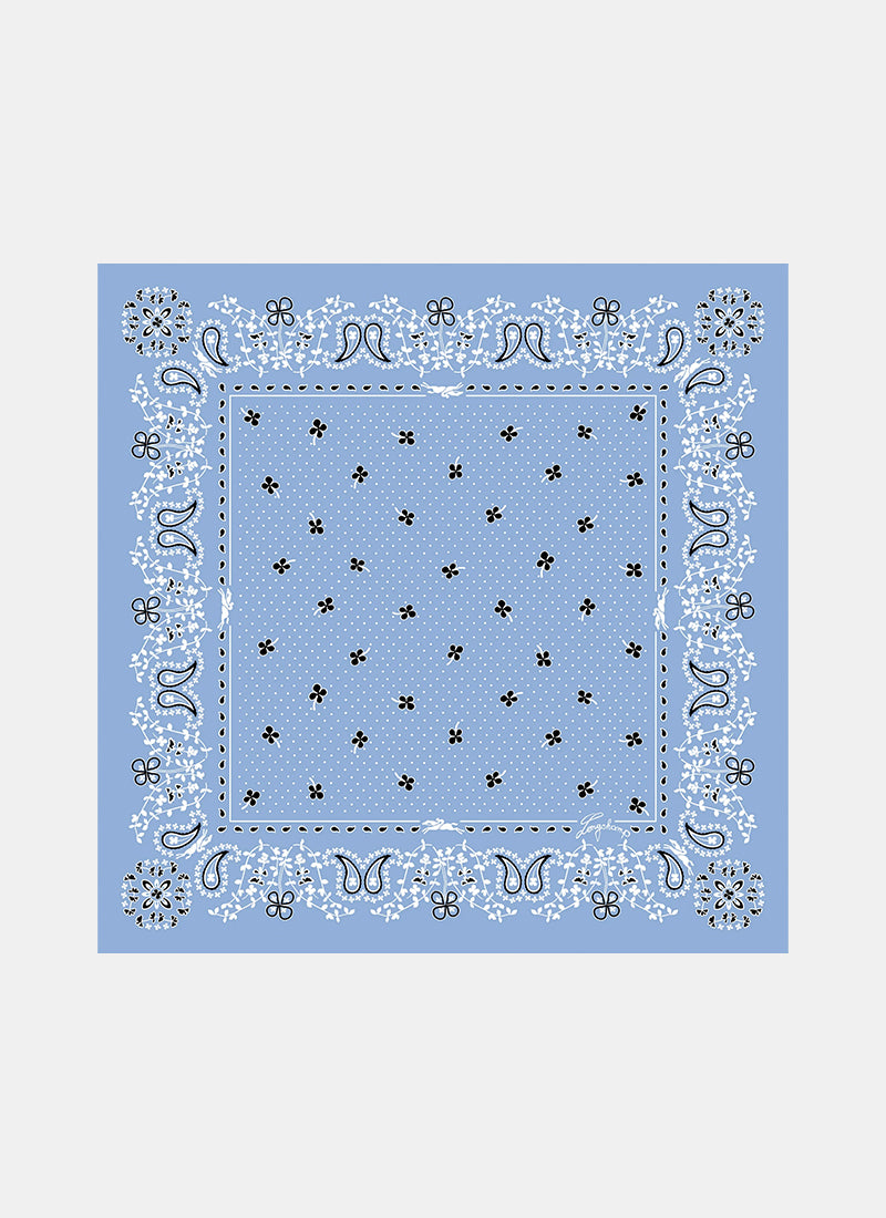 French Bandana Silk Scarf 50