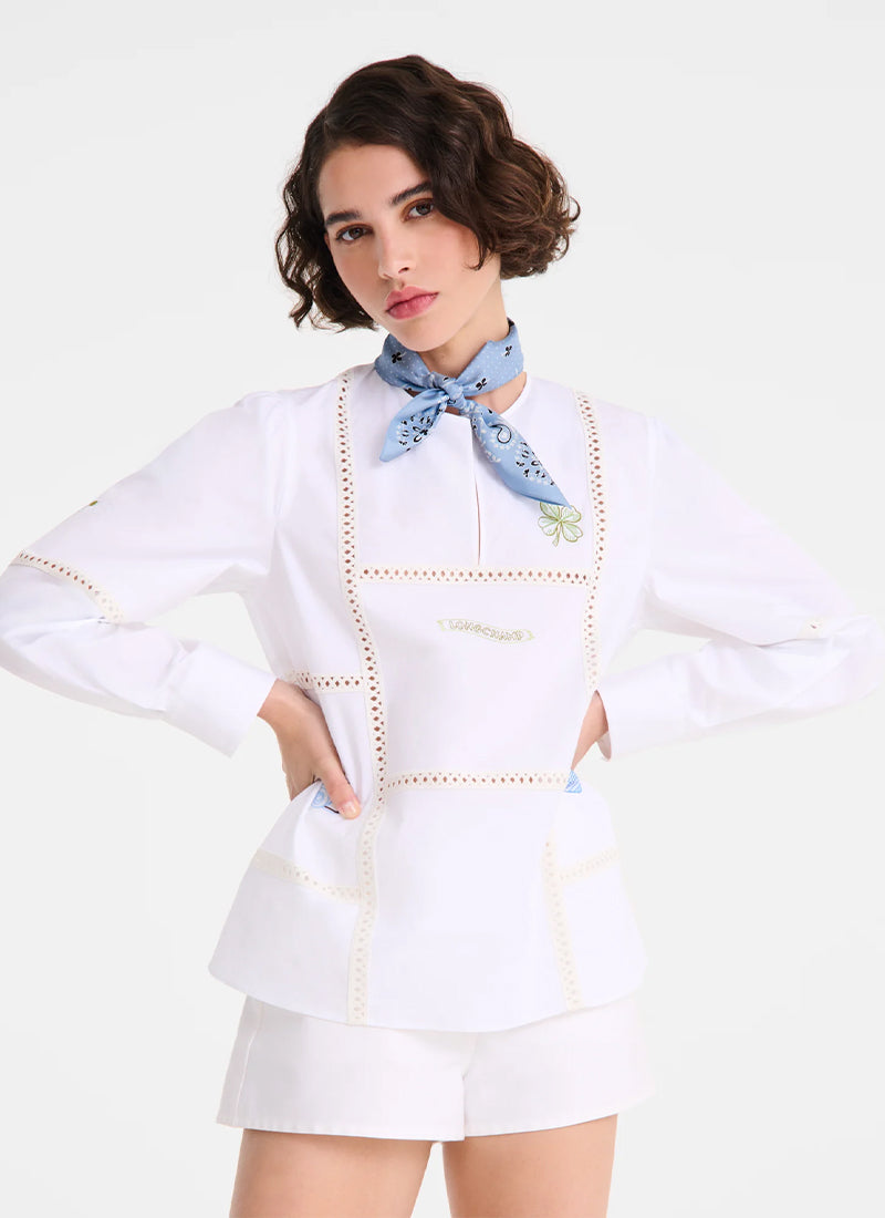 French Bandana Silk Scarf 50