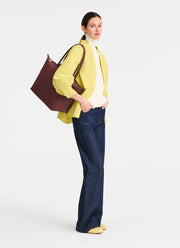 Pliage One Tote Bag L Bordeaux by Longchamp