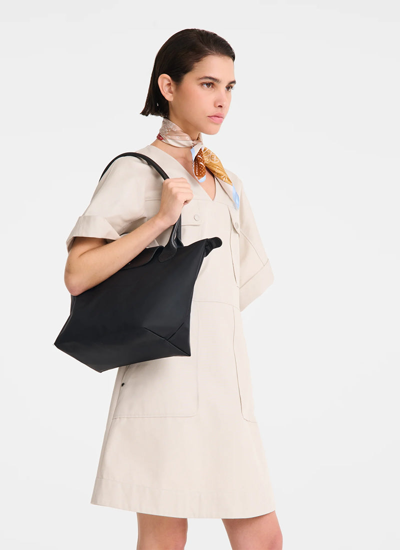 Pliage One Tote Bag L M Noir by Longchamp