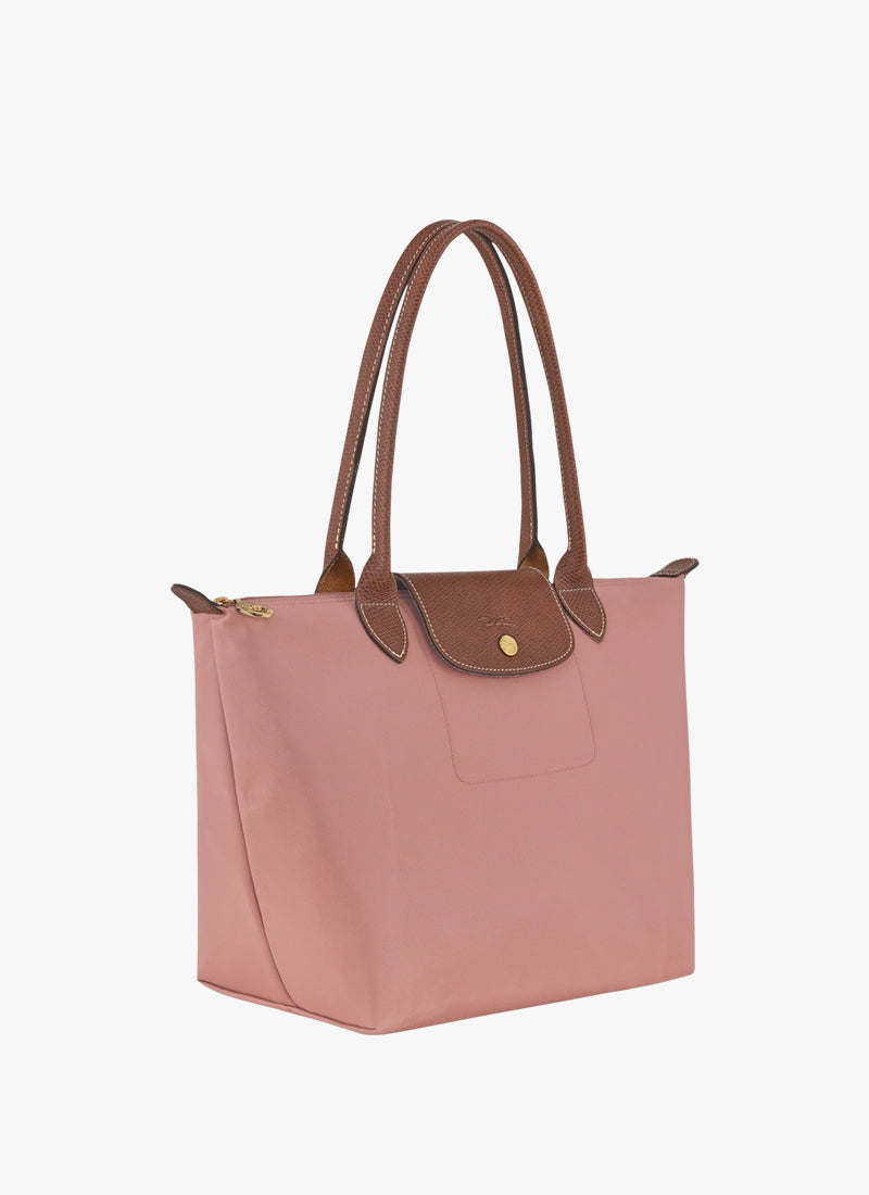 Pliage Original Shoulder Tote M Rose Powder by Longchamp