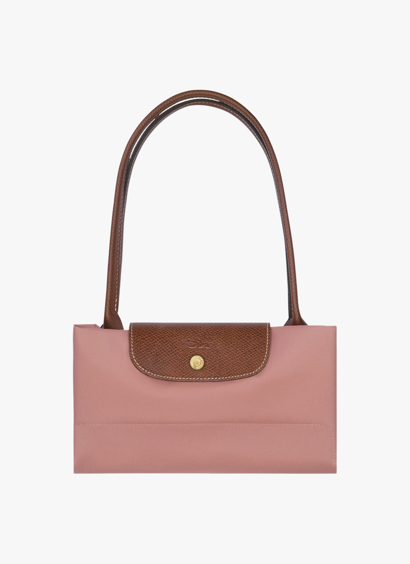Pliage Original Shoulder Tote M Rose Powder by Longchamp