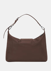 Pliage Xtra Leather Should Mocha by Longchamp