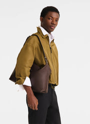 Pliage Xtra Leather Should Mocha by Longchamp