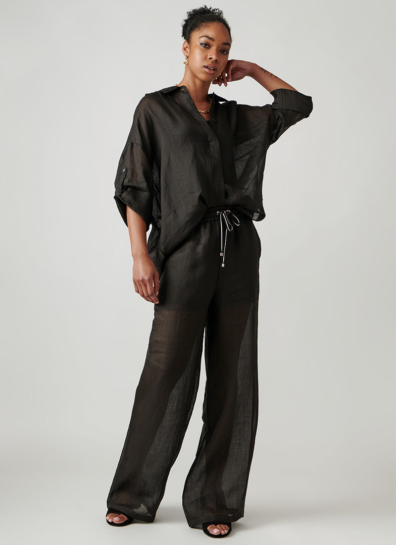 Lorena Antoniazzi Drawstring Pant