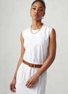Lorena Antoniazzi Sleeveless Dress with Drawstring Waist