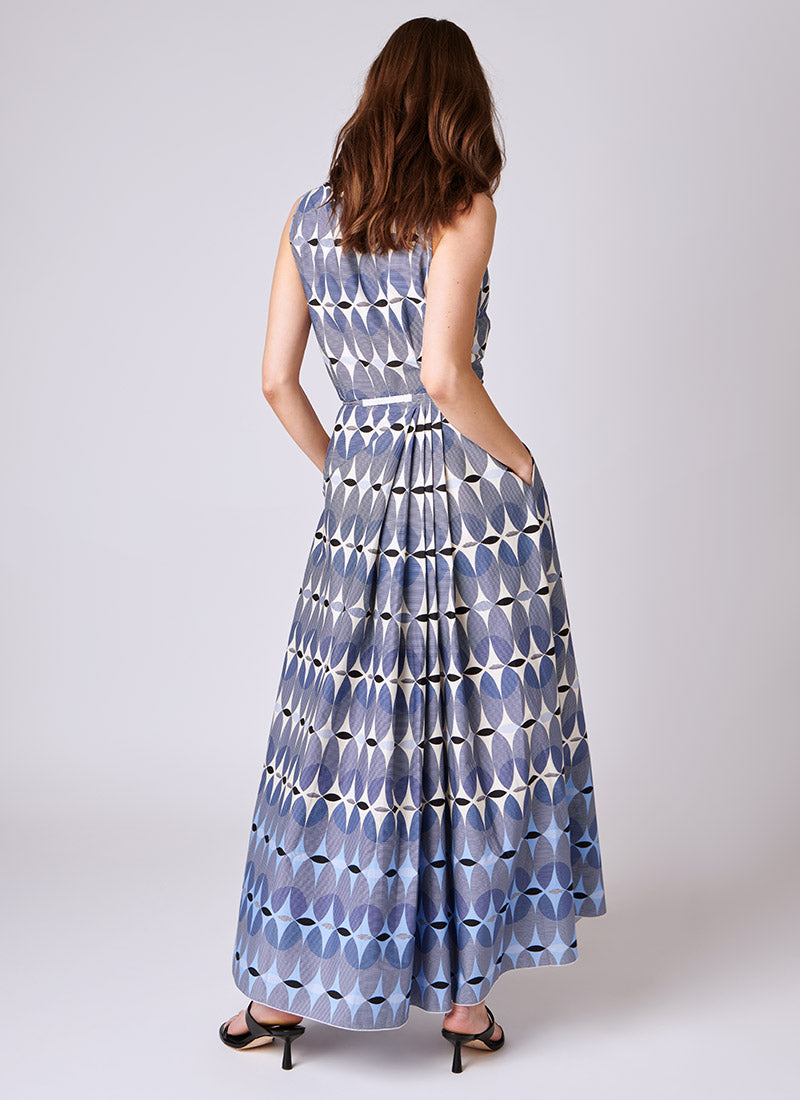 Lorena Antoniazzi Sleeveless Printed Midi Dress