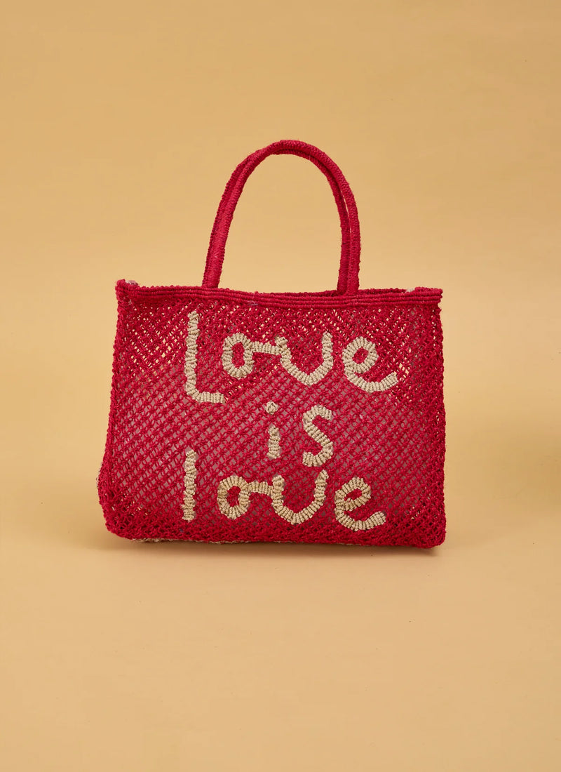 The Jacksons Love Is Love Jute Tote Bag