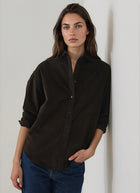 Long Sleeve Corduroy Boyfriend  Shirt