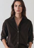 Long Sleeve Corduroy Boyfriend  Shirt