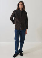 Long Sleeve Corduroy Boyfriend  Shirt