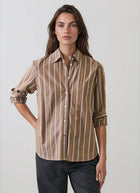 Long Sleeve Cotton Boyfriend Pocket Shirt