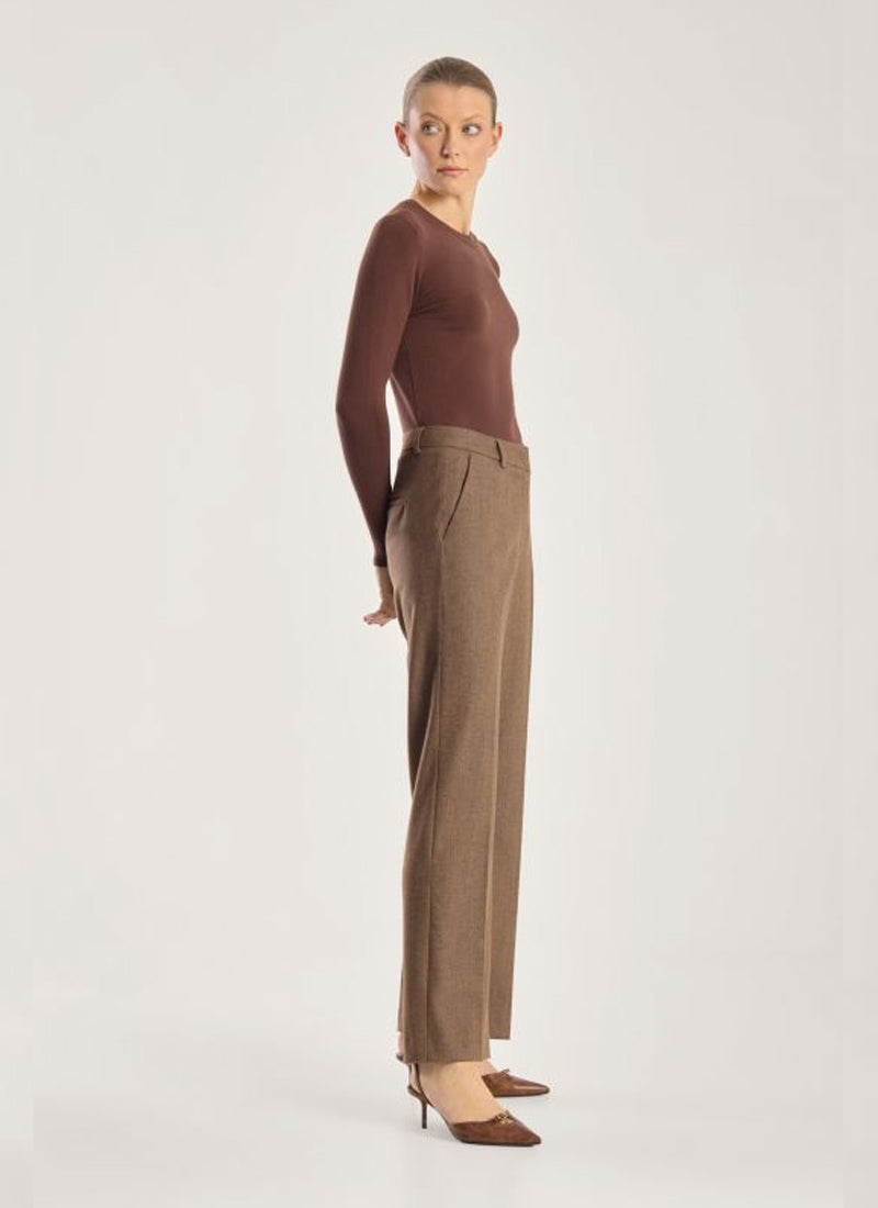 Luca Cashmere Flannel Straight Leg Pants