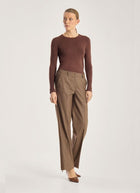 Luca Cashmere Flannel Straight Leg Pants