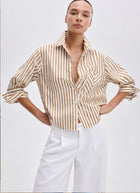 Luca Stripe Poplin Shirt