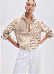 Luca Stripe Poplin Shirt