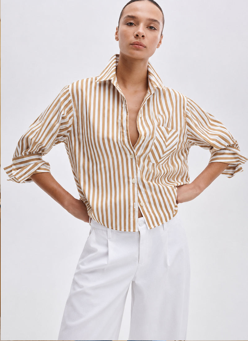 Luca Stripe Poplin Shirt