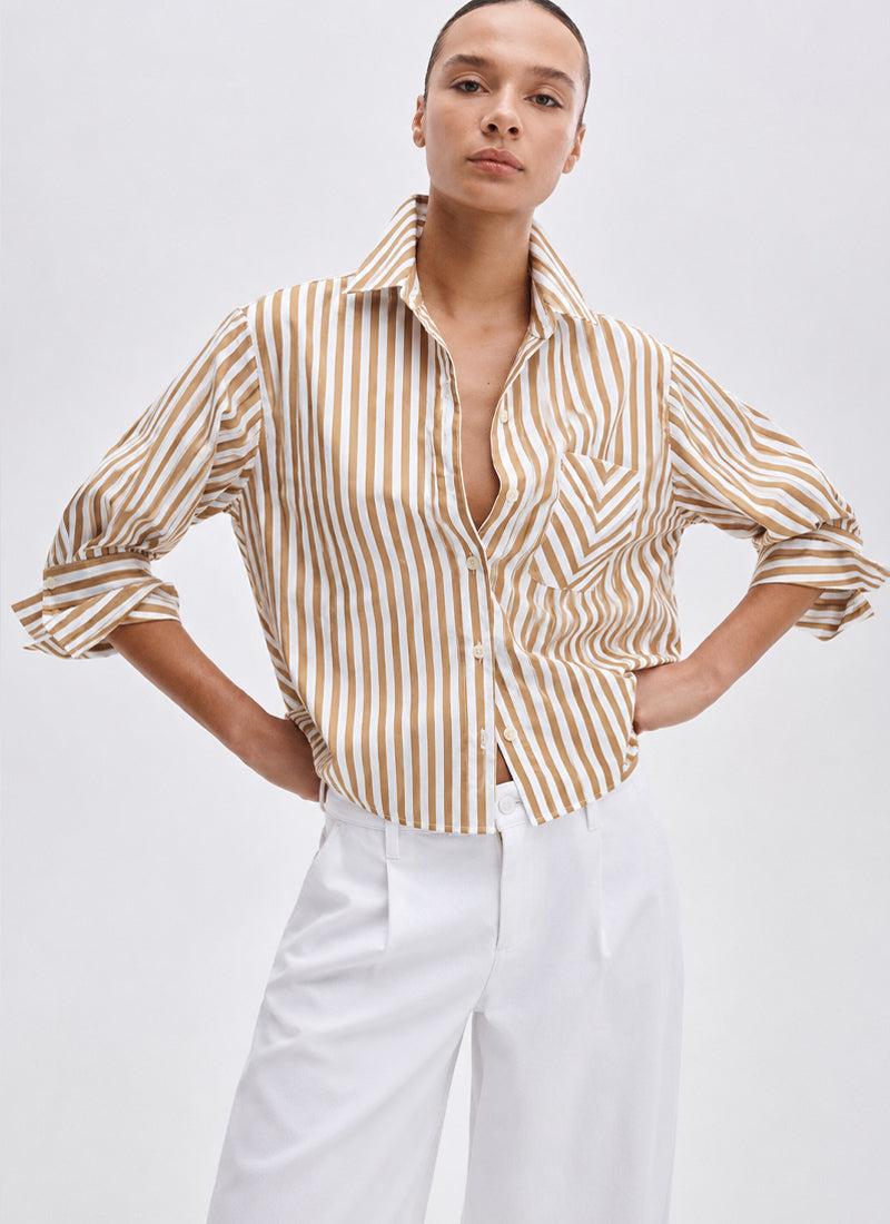 Luca Stripe Poplin Shirt