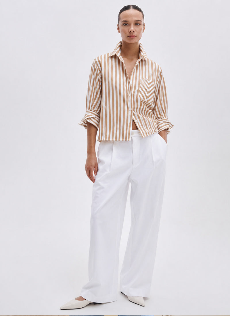 Luca Stripe Poplin Shirt