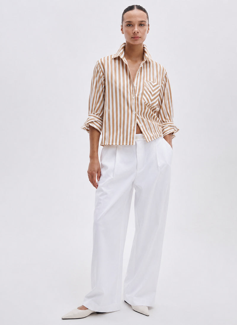 Luca Stripe Poplin Shirt