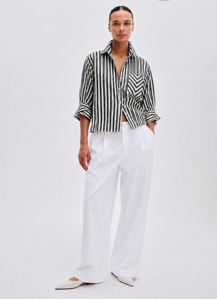Luca Stripe Poplin Shirt