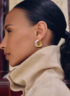 Lucy Williams Chunky Entwine Medium Hoop Earrings