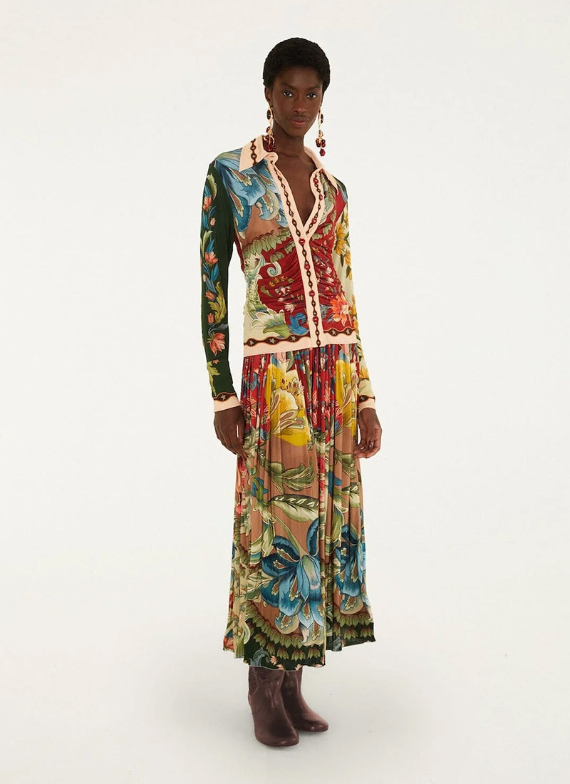Lunar Boho Printed Long Sleeve Jersey