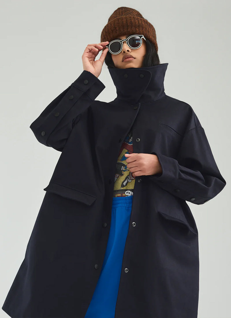  Boomerang Twill Trench by Luxton at Andrews 