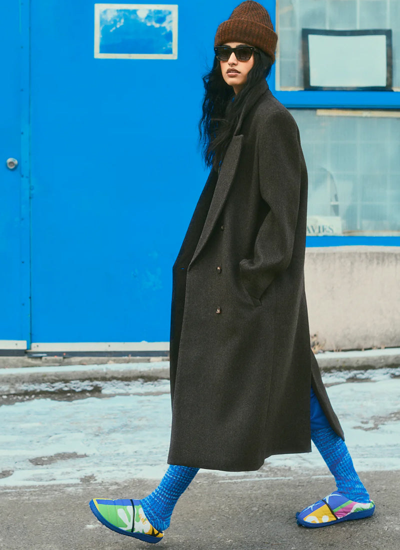 Wool Double Breasted Overcoat