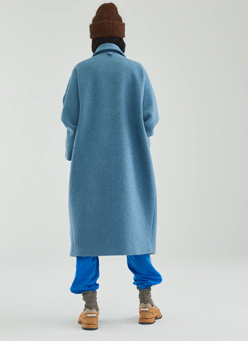 Alpaca Zipper Curve Coat