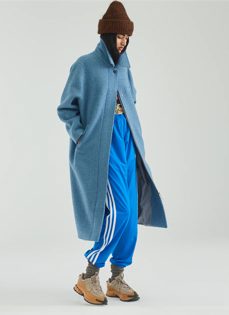 Alpaca Zipper Curve Coat