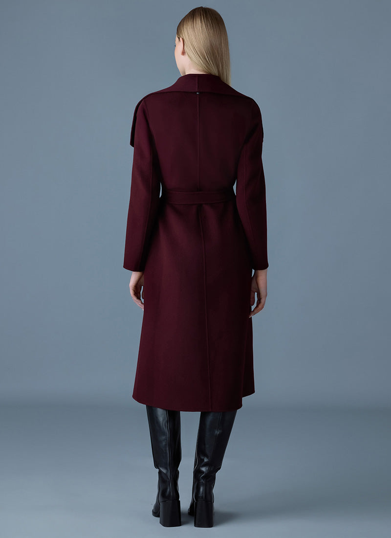 Mackage Mai Double-Face Wool Belted Coat