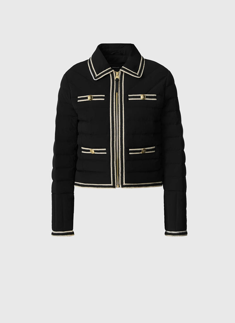 Mackage Petunia Crocheted Trim Down Jacket