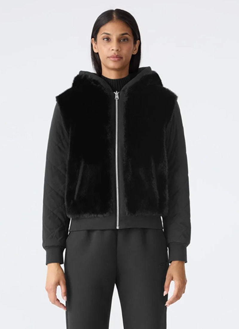 Mackage Gwendal Half Faux Fur Hoodie