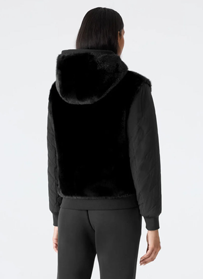 Mackage Gwendal Half Faux Fur Hoodie