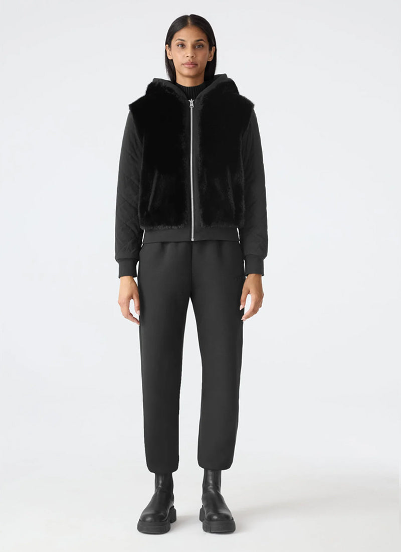 Mackage Gwendal Half Faux Fur Hoodie