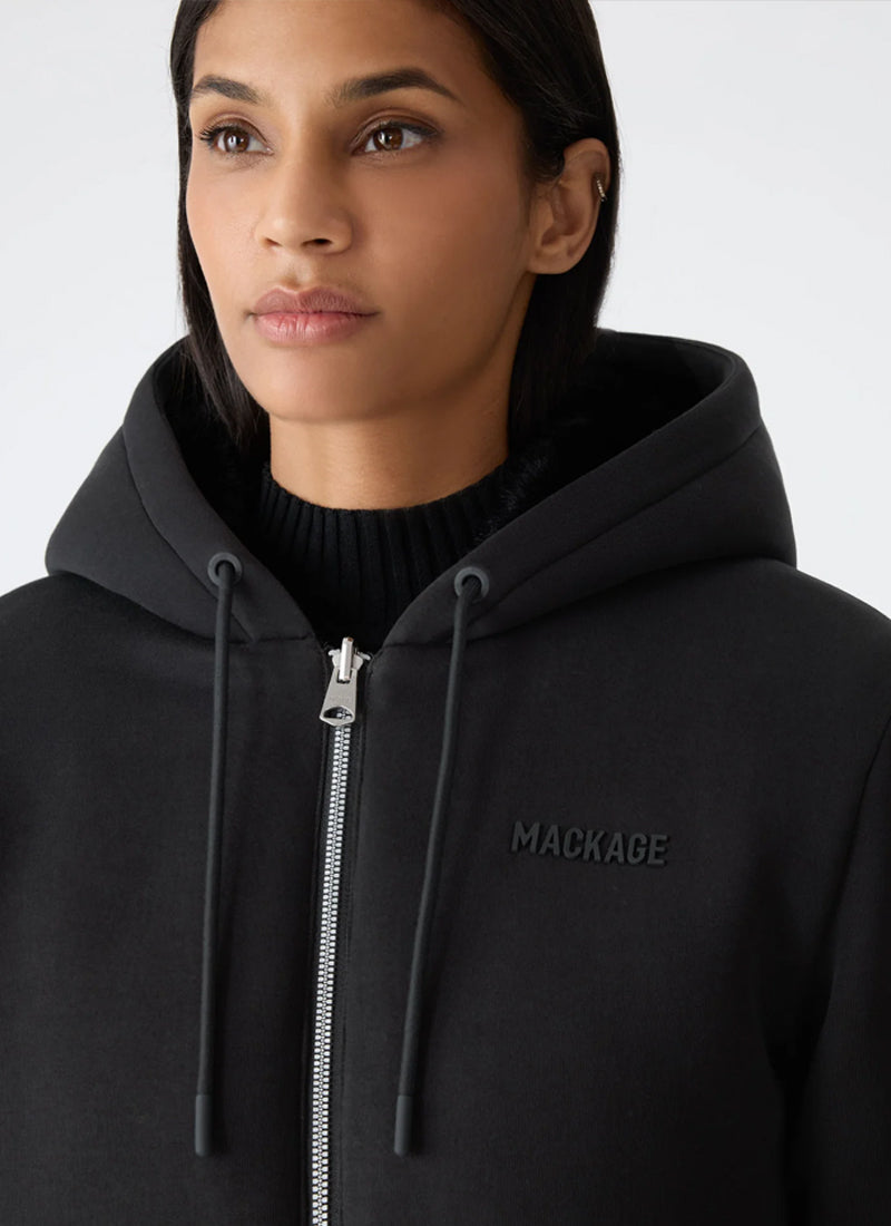 Mackage Gwendal Half Faux Fur Hoodie