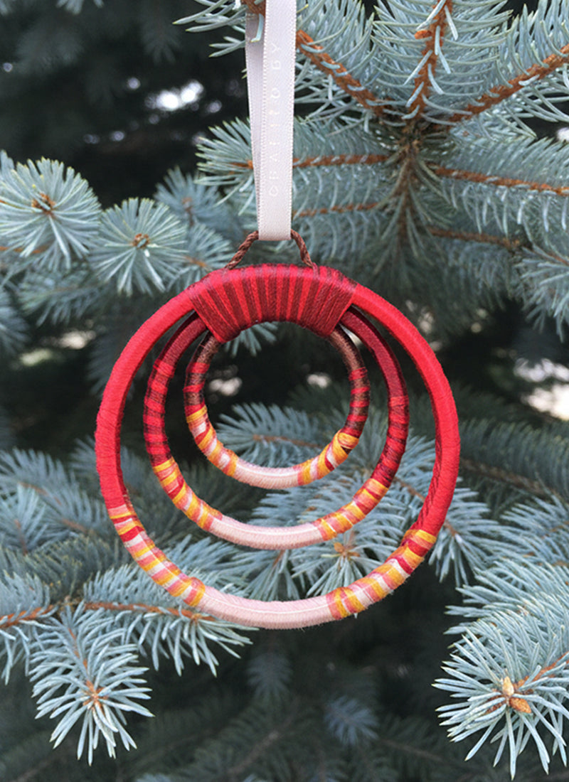 Beaming Rings Ornament