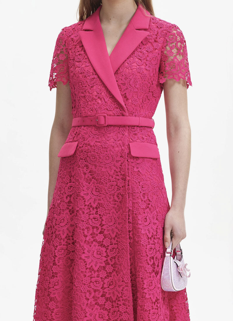 Self-Portrait Lace Midi Dress