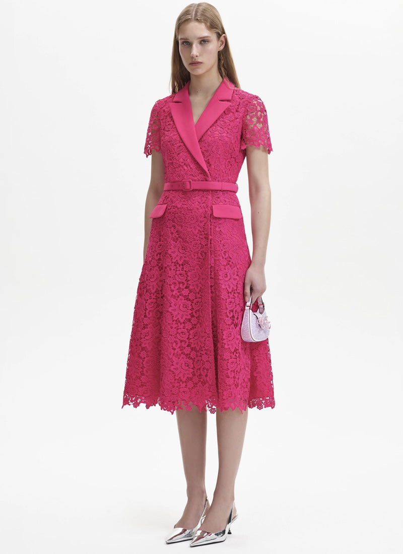 Self-Portrait Lace Midi Dress