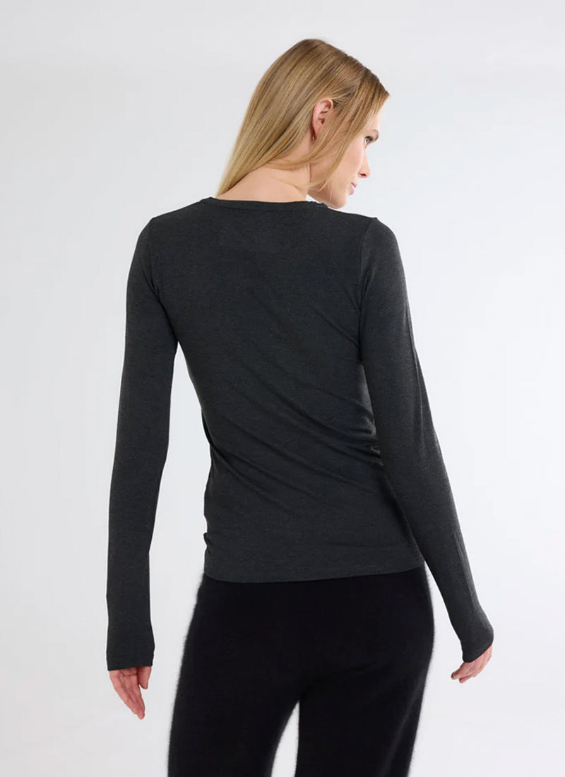 Majestic Long-Sleeve Crew