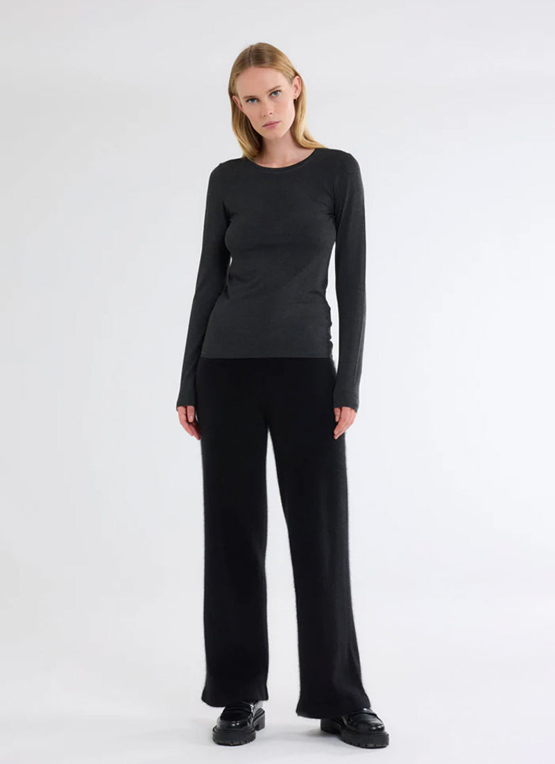 Majestic Long-Sleeve Crew