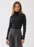 Mer Extra Fine Rib Knit Long Sleeve Turtleneck Sweater by Majestic at Andrews