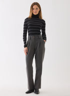 Mer Extra Fine Rib Knit Long Sleeve Turtleneck Sweater by Majestic at Andrews