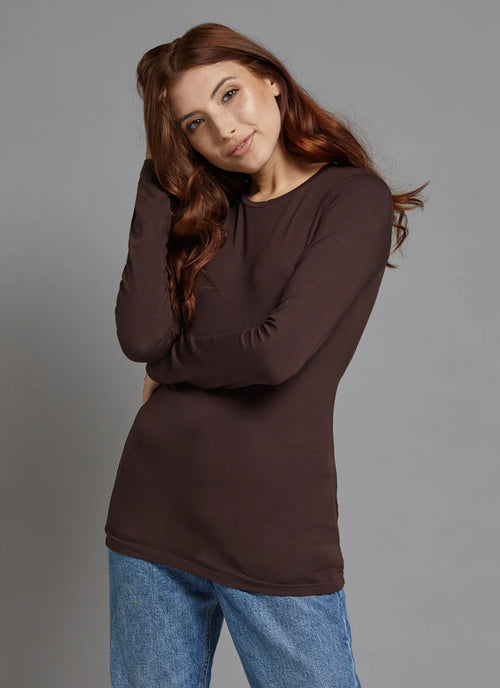 Majestic Soft Touch Long Sleeve Crew Neck